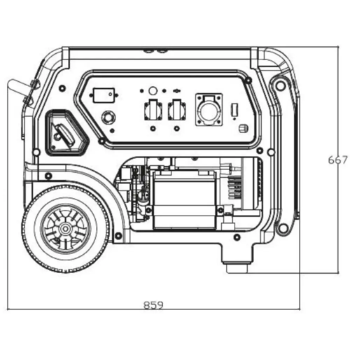 Gerador Premium Genergy Formigal 230/440 V 8.8 kVA 7000 W